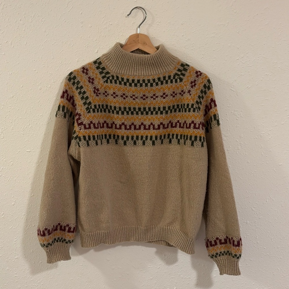 Vintage fair aisle sweater